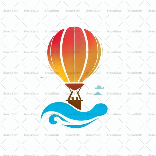 Reisender Heißluftballon